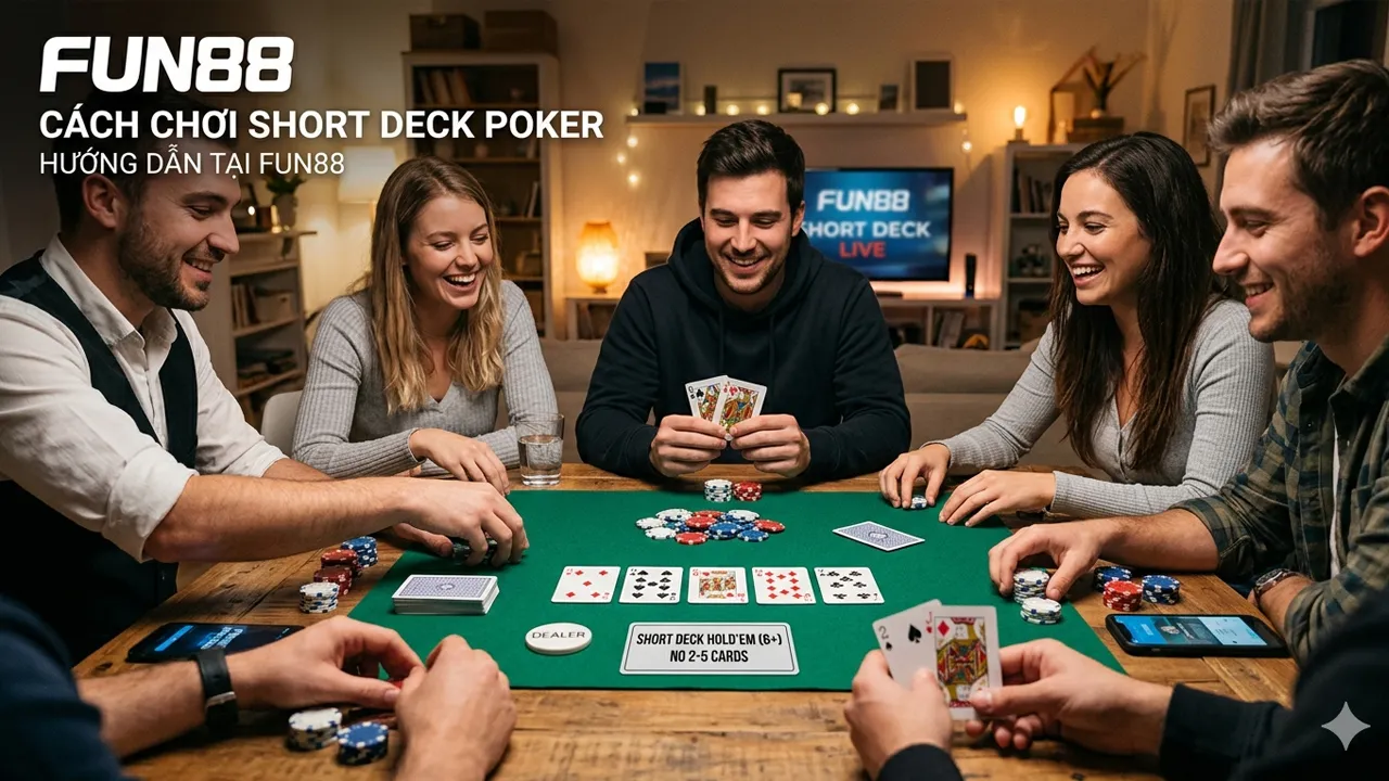 Cách chơi Short Deck Poker